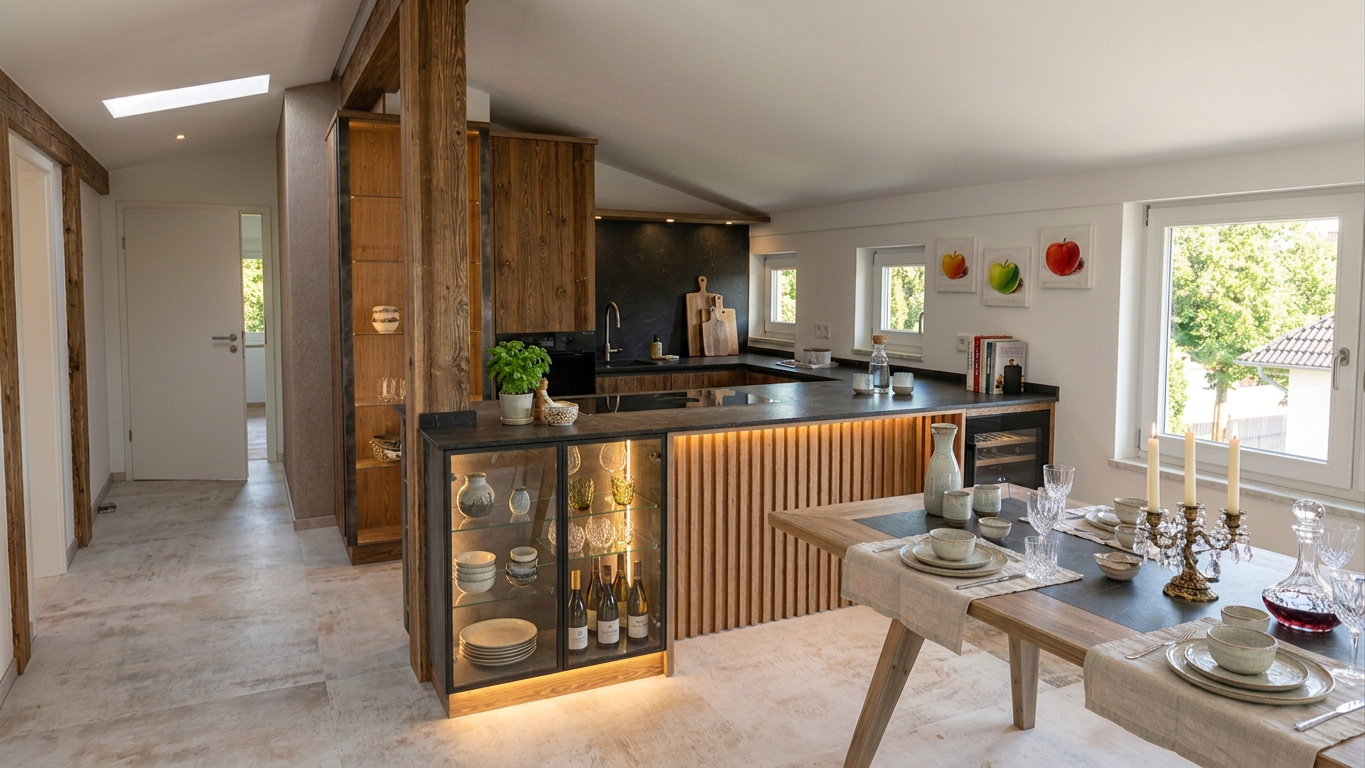 Altholzküche nach Maß in Starnberg